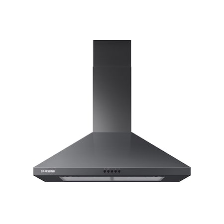 Samsung 30-inch Black Stainless Steel Wall Mount Range Hood with LED Lights and 390 CFM Ventilation NK30R5000WG